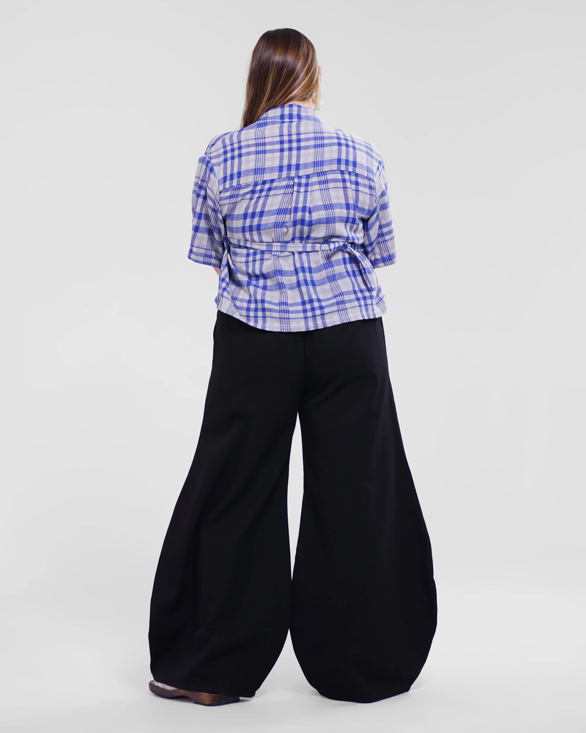 Asymmetrical Wang Top in Blue - Image 12