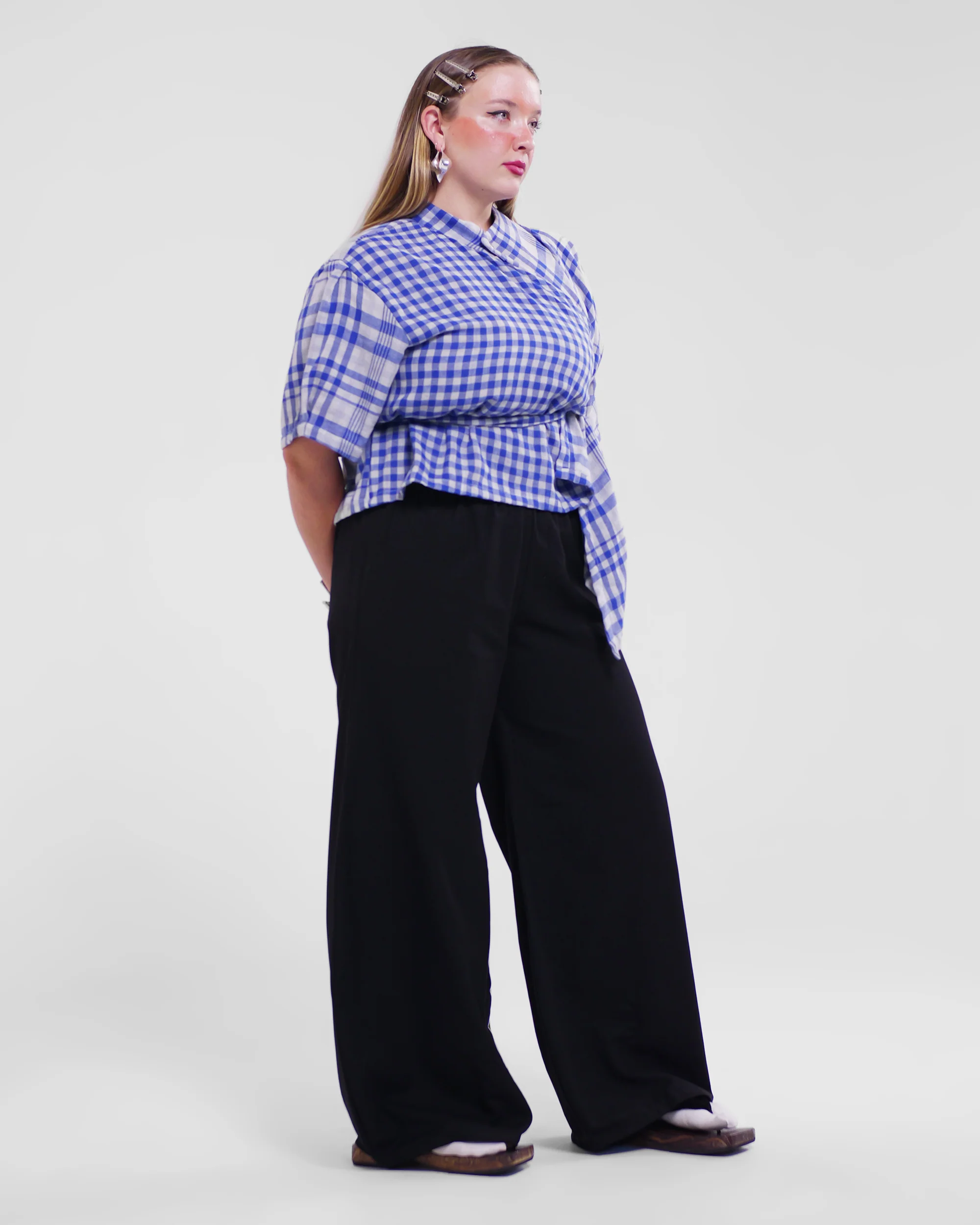 Asymmetrical Wang Top in Blue - Image 5
