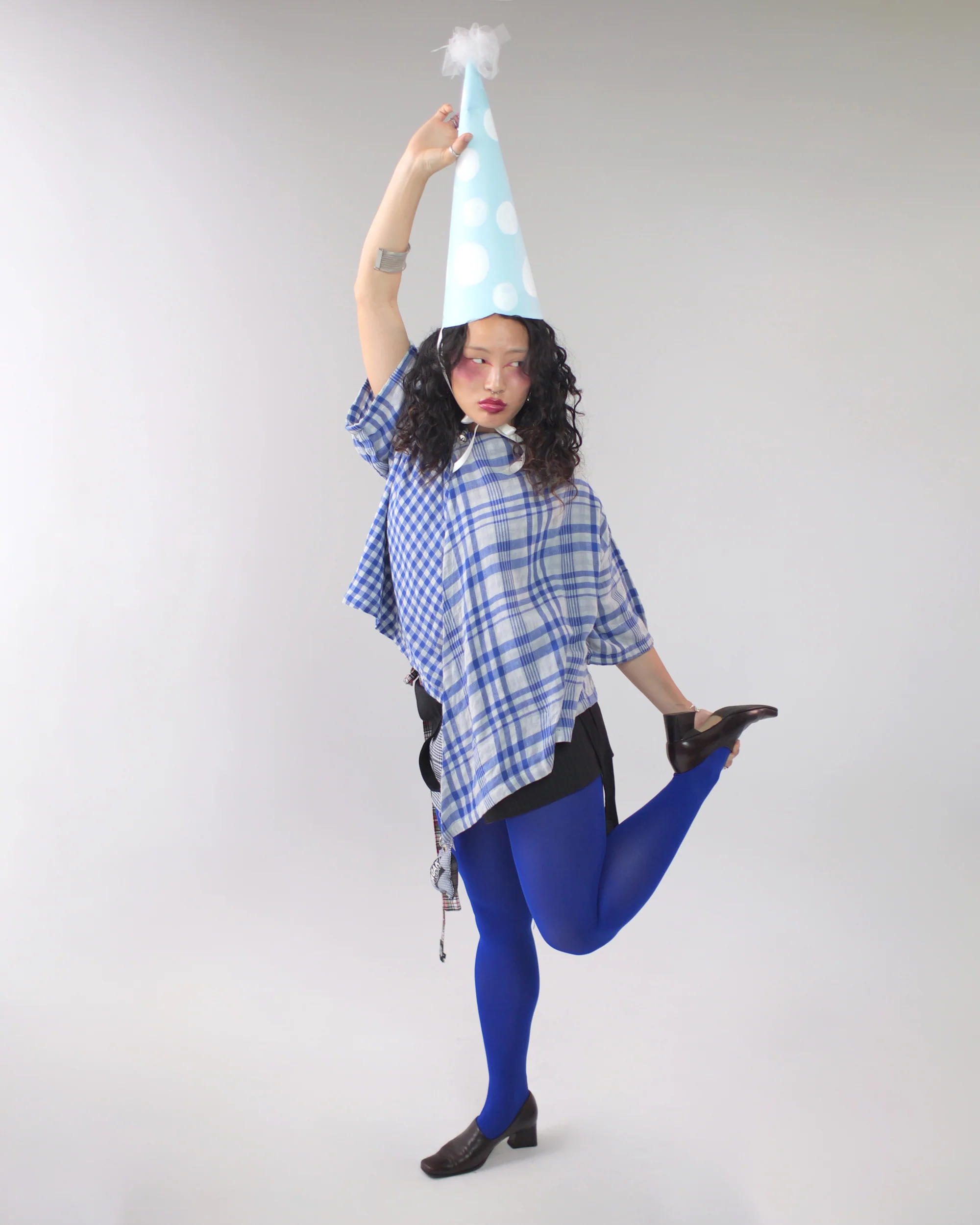 Asymmetrical Wang Top in Blue - Image 7